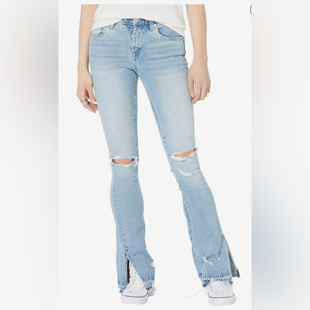 NWT BlankNYC high rise mini flare size 24